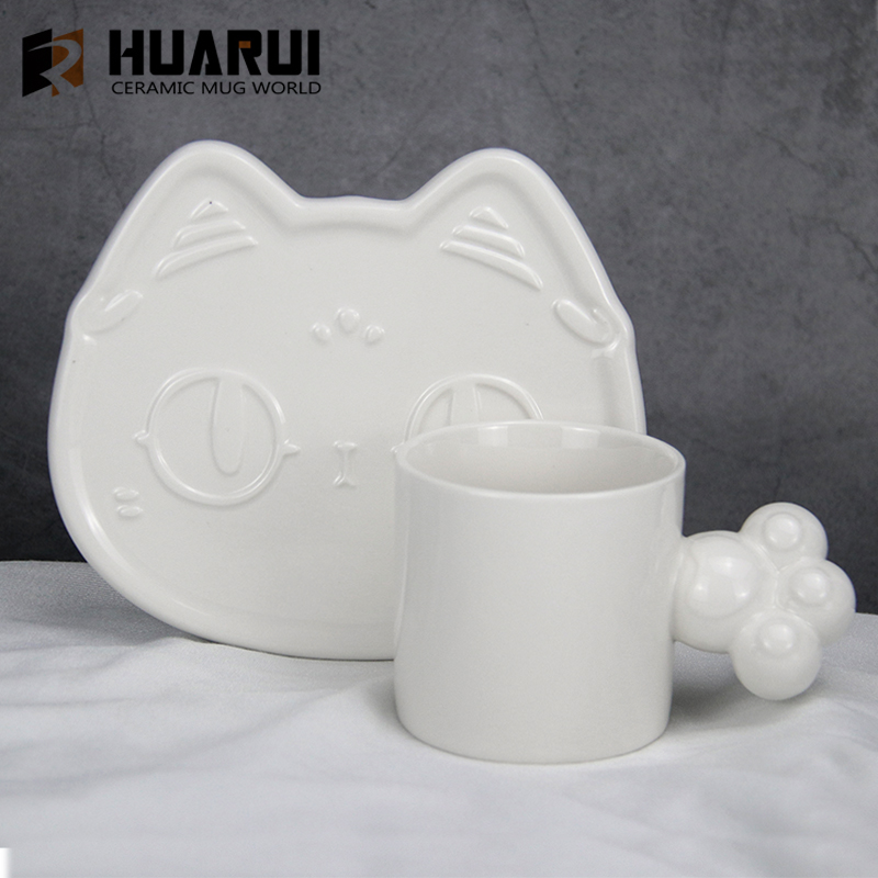 貓咪陶瓷咖啡杯碟套裝